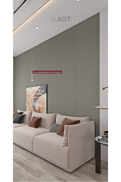 AGT AKYÜREK AGT LB 2200 MODEL KAYA GRİ RENK DEKOR PROFİL DUVAR KAPLAMA PANEL ...