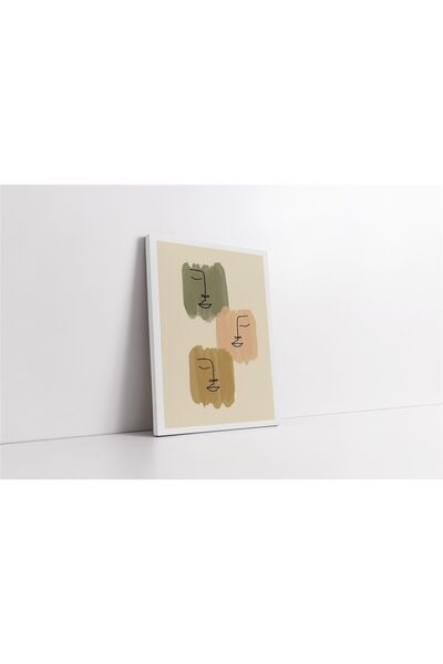 Tablosan Pictură pe pânză cu artele liniei cu fețe