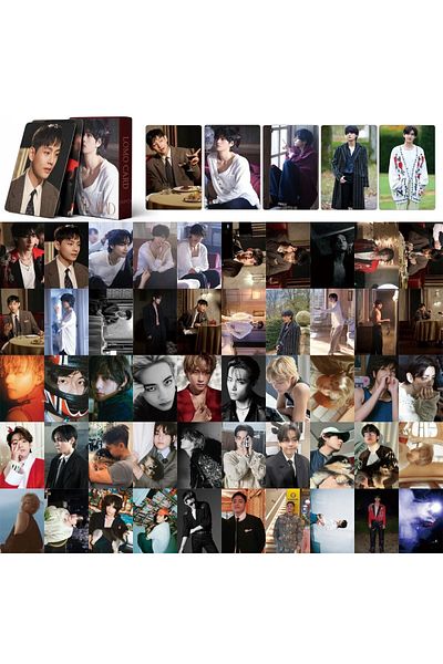Kpop Dünyasi Bts V'' Winter Ahead'' Double Sided Printed Lomo Card Set