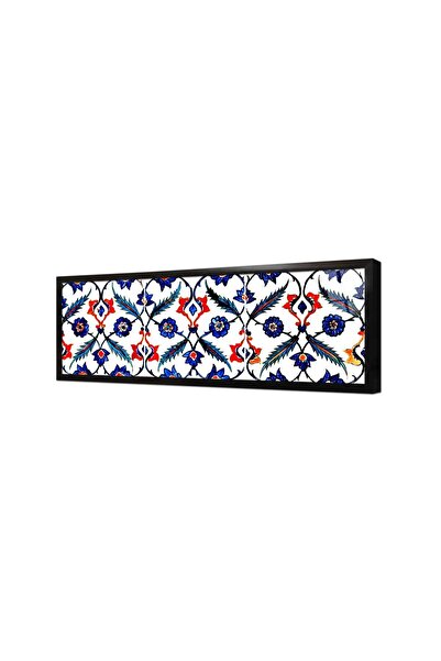 Tablosan Osmanlı Çini Görselleri Çerçeveli Cam Tablo