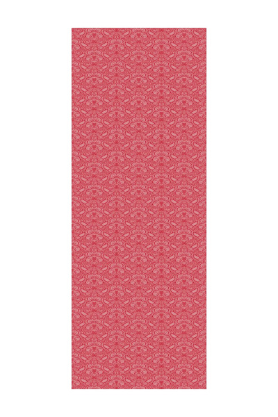 Mooncorn Moren Pattern Shine Line Shawl Burgundy-Mint Green