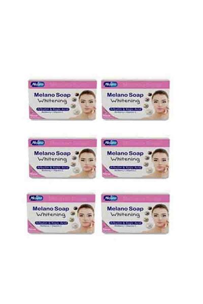 Milano Milano C Soap with Arbutin, Kojic Acid and Berry Vitamin for Skin Lightening, Half a Drum, 6 Pieces