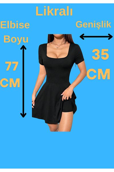 Lasirius "Γυναικείο καλοκαιρινό φόρεμα Lycra Viscose – Άνετο και κομψό, δροσερό σχέδιο με σορτς"