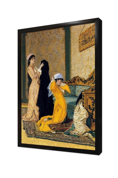 Tablosan Tablou MDF cu rama pentru femei din Palatul