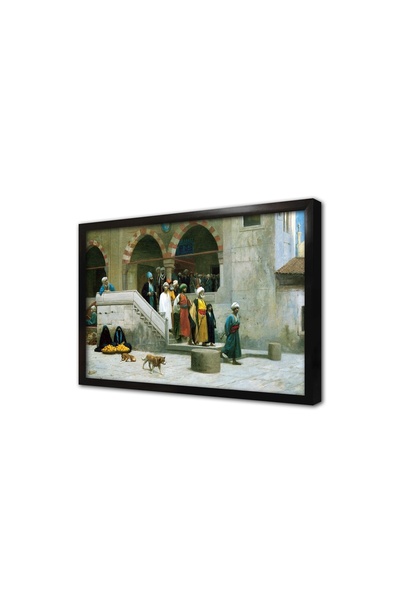 Tablosan Ζωγραφική MDF με κορνίζα με θέμα την αυλή της Σεμερκάντας