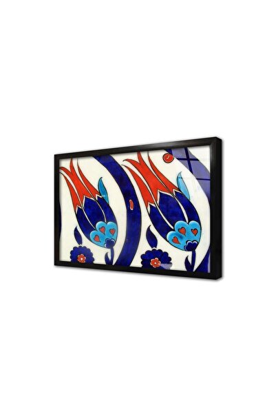 Tablosan Imagini de cărămidă otomană Xl pictură pe sticlă înrămată