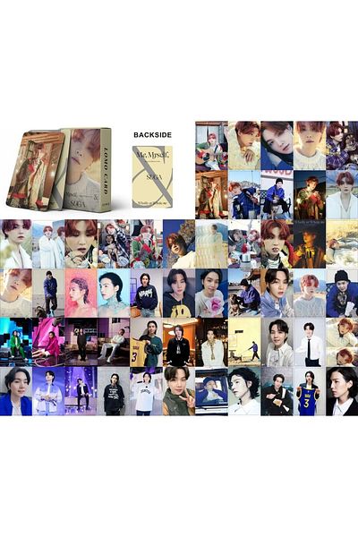 Kpop Dünyasi Bts Suga'' Me, Myself, &'' Double Sided Printed Lomo Card Set