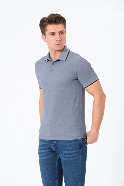 Rich Men's Basic T-Shirt Polo Neck T-Shirt
