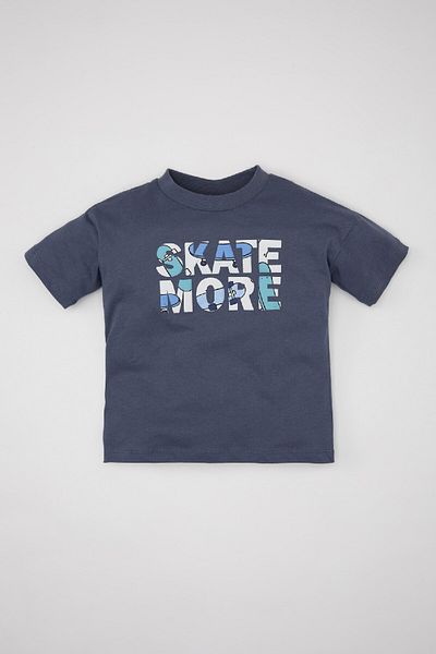DeFacto Baby Boy - Crew Neck Printed Short Sleeve T-Shirt C9360A524Sm