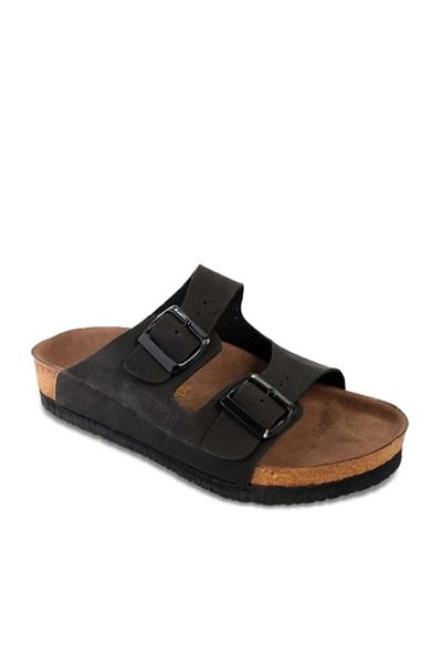 Slazenger Lens 300N Women's Nubuck Slippers - Slazenger - Black - St00192-Black-38