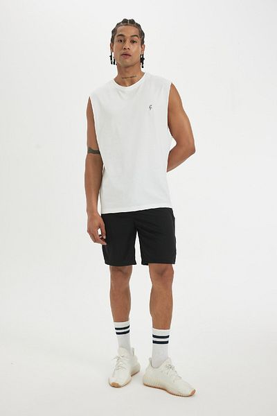 DeFacto Fit Boxy Fit Rundhalsausschnitt Sportler Tank Top A1821ax24hs
