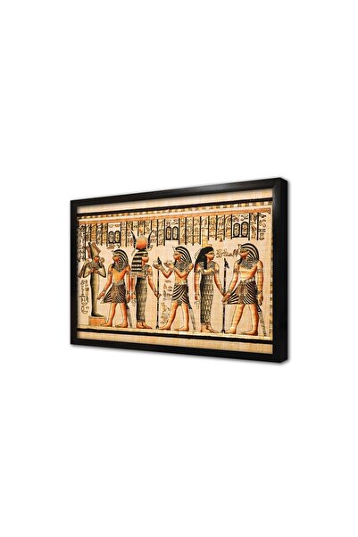 Tablosan Papirüs Mısır Dönemi Çerçeveli Mdf Tablo