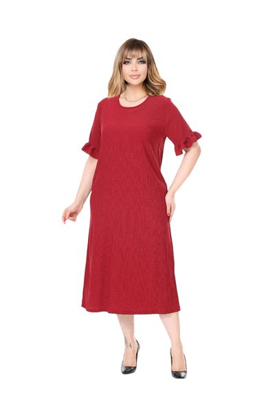 rotop Day dress, Short sleeves with ruffled ends