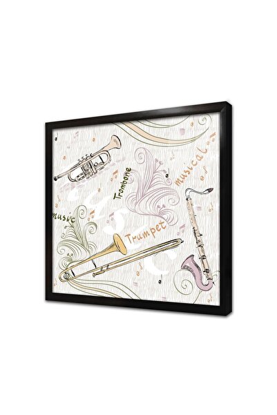 Tablosan Tablou din sticlă cu ramă de trompetă