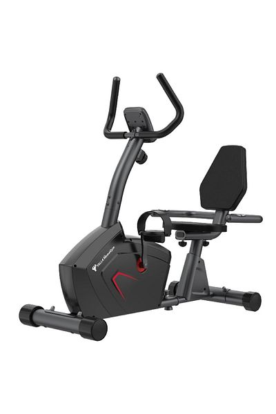 YALLA HomeGym Recumbent Exercise Bike with 8 Resistance Levels, 4 KG Flywheel & LCD Display