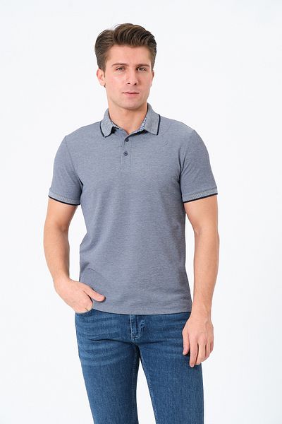 Rich Men's Basic T-Shirt Polo Neck T-Shirt