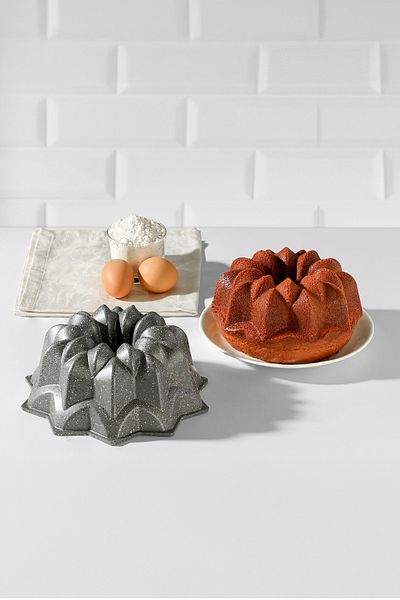 Nehir Steve Gray Cast Cake Mold 24.5 cm
