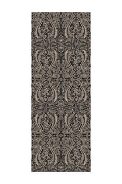 Mooncorn Ασπρόμαυρο Σάλι Liva Pattern Shine Line