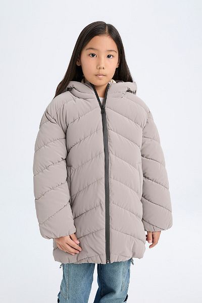 DeFacto Girl - Water Repellent Hooded Parka C8520A824Au