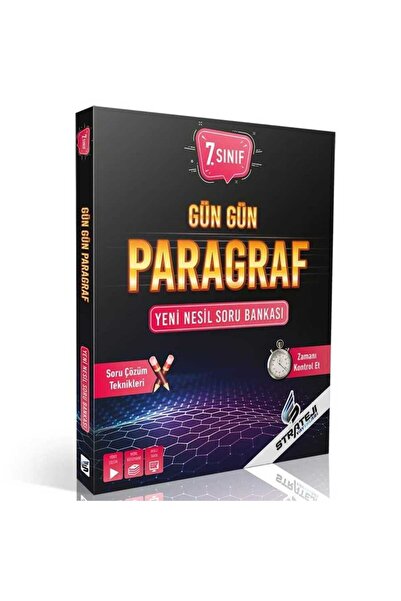 Strateji Yayınları STRATEJİ 7.SINIF GÜN GÜN PARAGRAF SORU BANKASI