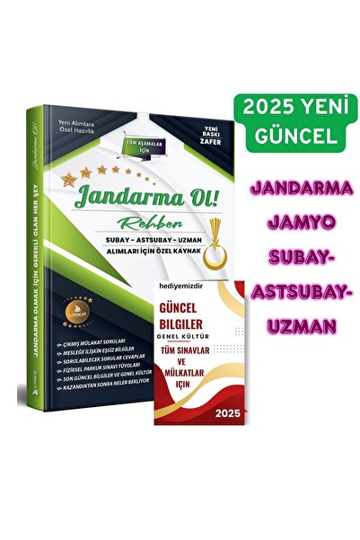 Liyakat Yayınları 2025 -Hedefim JANDARMA OLMAK için-JANDARMA Olmak İçin Tek K...