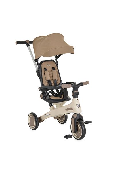 OEM Tricicleta copii 1-6 Ani, Pozitie de somn, Byox Juno Brown, Scaun rotativ