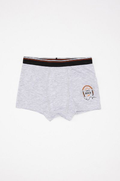 DeFacto Boy's Patterned 3-Piece Boxers C7754A824Sm