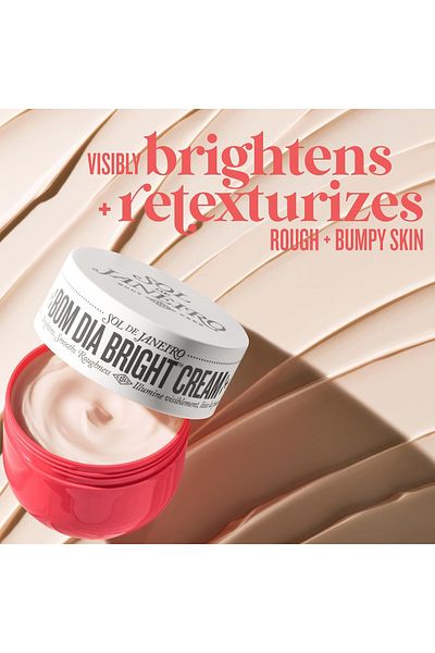 Sol De Janeiro Bom Dia Bright Body Cream with Vitamin C, 240ml with Cheirosa '40 Hair & Body Fragran