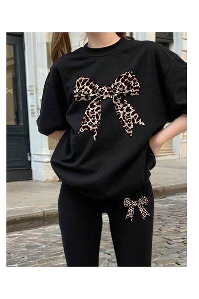 My Kids Wear Leopard Printed Girl's Suit