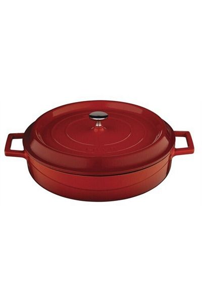 Lava Multi-Purpose Flat Pot Red Lvyst28k2 28 Cm