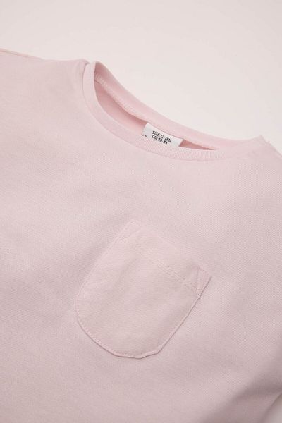 DeFacto Baby Girl Crew Neck Long Sleeve Solid Basic T-Shirt D0741A524Au