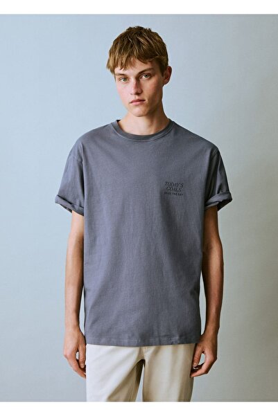 Mango Teen Yazılı tişört