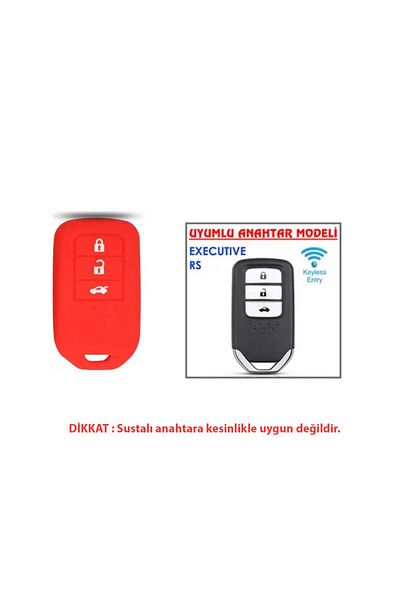 ÇAMKIRAN Switch Protector Compatible For Honda Civic Fc5 - Fk7 2016 - 2021 - Red