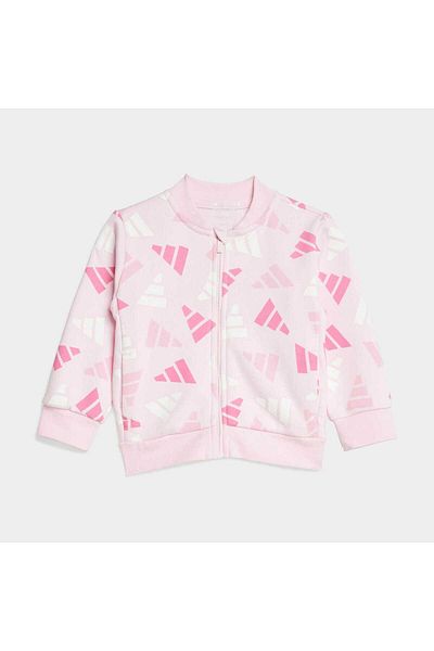 adidas Seasonal Essentials Logo Celebration Baby Pink Tracksuit Set (Jc7709)