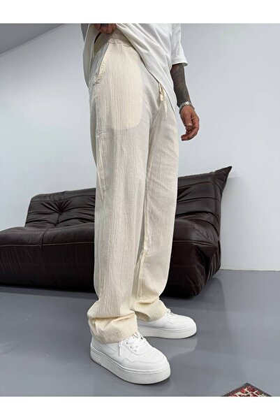 KHAYN ERKEK BOL KESİM GOFRE KUMAŞ PANTALON K2042GP