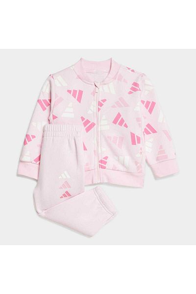 adidas Seasonal Essentials Logo Celebration Baby Pink Tracksuit Set (Jc7709)