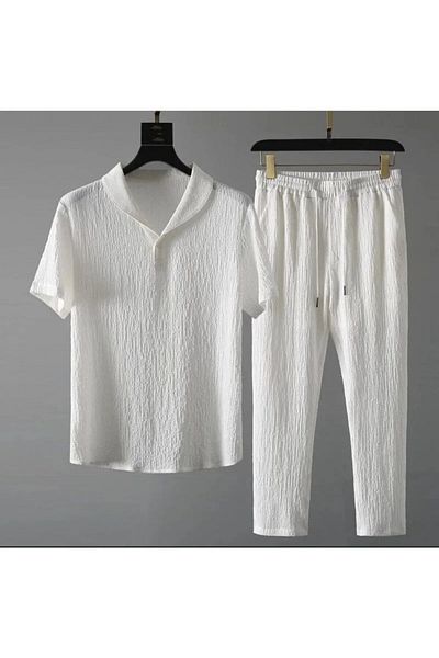 VOGUEMET ✅   T-Shirt and Pants Wraparound Set - Lightweight, Stylish and Trendy