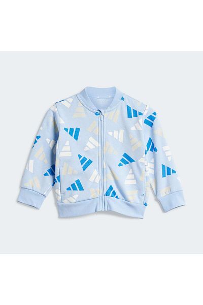 adidas Seasonal Essentials Logo Celebration Fleece Kids Tracksuit Set