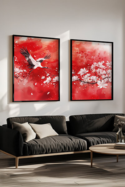 STARYUNA 2 komada crvenog seta za slikanje sa efektom akvarela, cvet, roda, c...