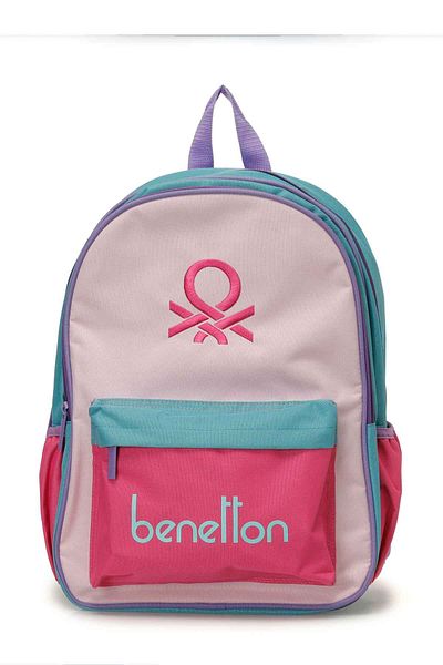 united colour of benetton Overq-13425 4pr Ροζ Unisex σακίδιο πλάτης