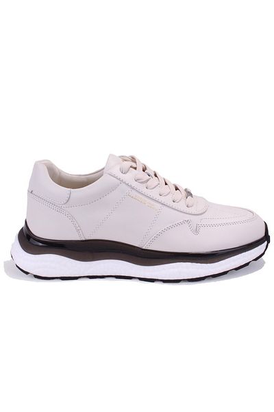 Hammer Jack Lesion 10225028   Off-White Orthopedic Casual Men's Leather Shoes