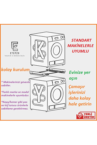 Etepzo Tasarım ve Mühendislik Çamaşır Yıkama ve Çamaşır Kurutma Makineleri Üs...
