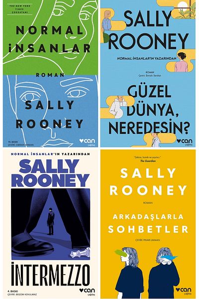 Penguin Books 4 Book Set - Normal People , Beautiful World, Where Are You? Intermezzo, Conversations with Friends