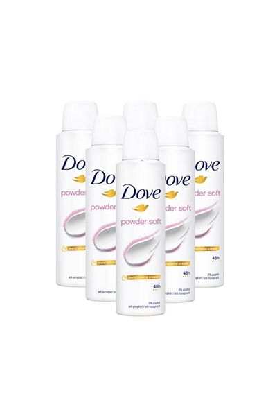 Dove Deodorant spray femei Dove Powder Soft, 6 x 200 ml