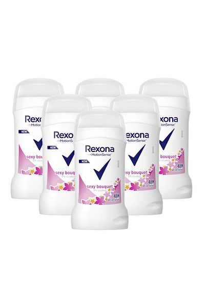 Rexona Rexona Sexy Bouquet deodorant stick for women, 6 x 40 ml