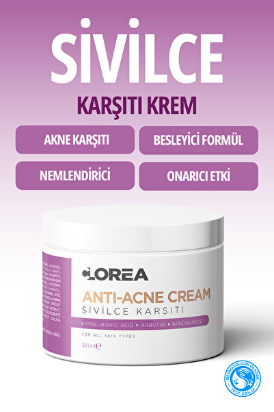 Clorea Vitamin İçeren Sîvîlce Önleyici Krem Siyah Nokta Sîvîlce - Âkne Karşıtı, Lèke Giderici Yüz Kremi