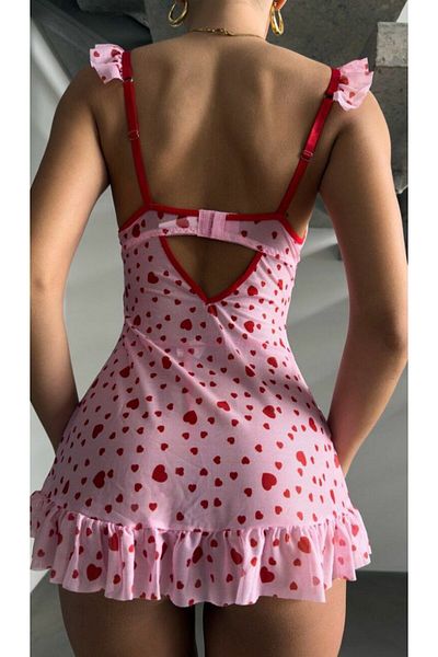 Lavinlingeriee Pink Dress with Heart (Dowry, Engagement, Bundle)