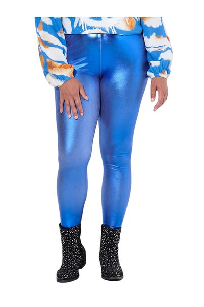 MAMAYAGA Leggings sport eleganti pentru femei, cu talie elastică, lucioasă, cu talie înaltă