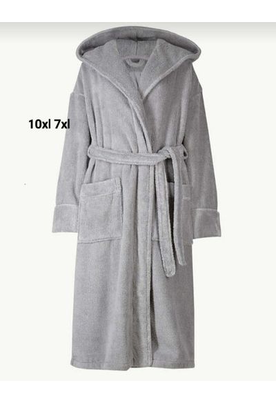 NİHAL Μπουρνούζι με κουκούλα Ultra Size 7 Xl 10xl με επιλογές