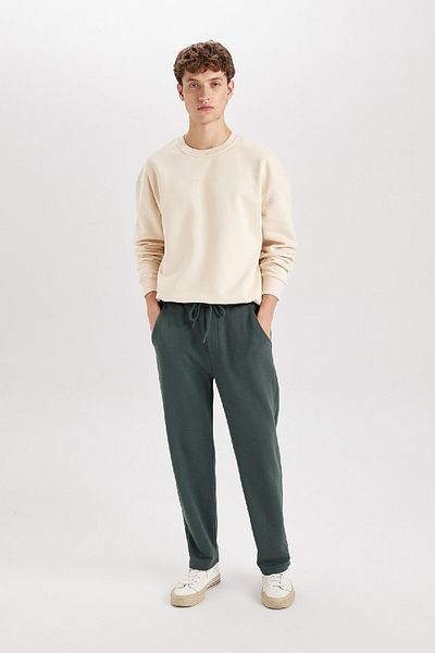 DeFacto Φούτερ με στάμπα Crew Neck Box Fit X8282az24au